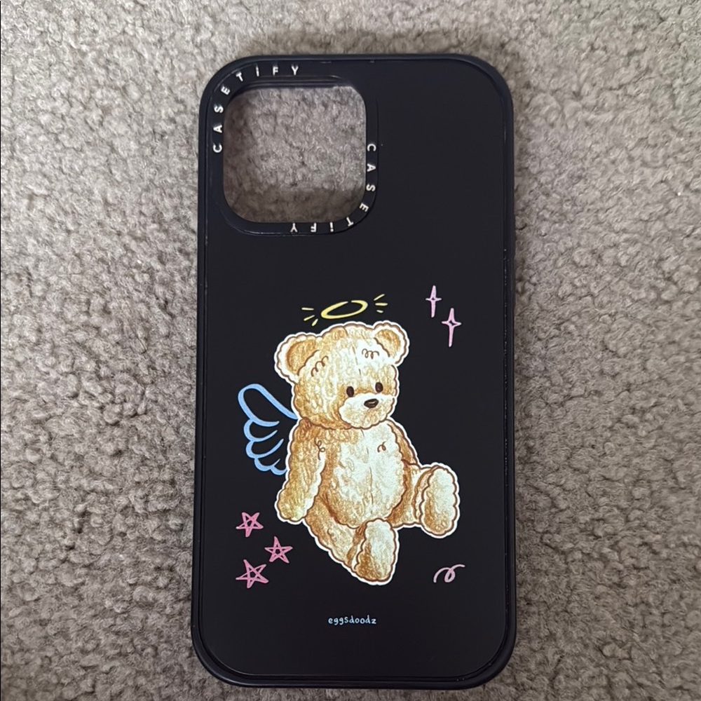 Casetify Black Angel Bear iPhone Case